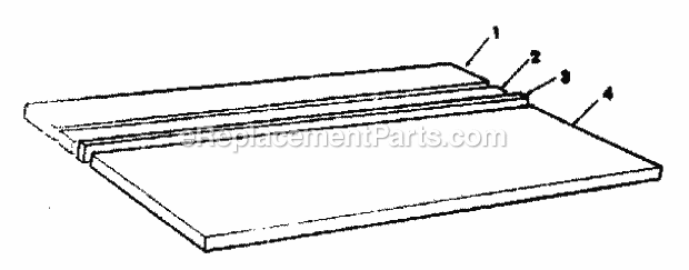 Page F Diagram and Parts List for 113198610  Craftsman Chop Saw