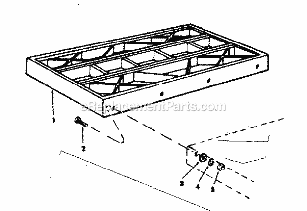 Table Diagram and Parts List for 113221060  Craftsman Table Saw