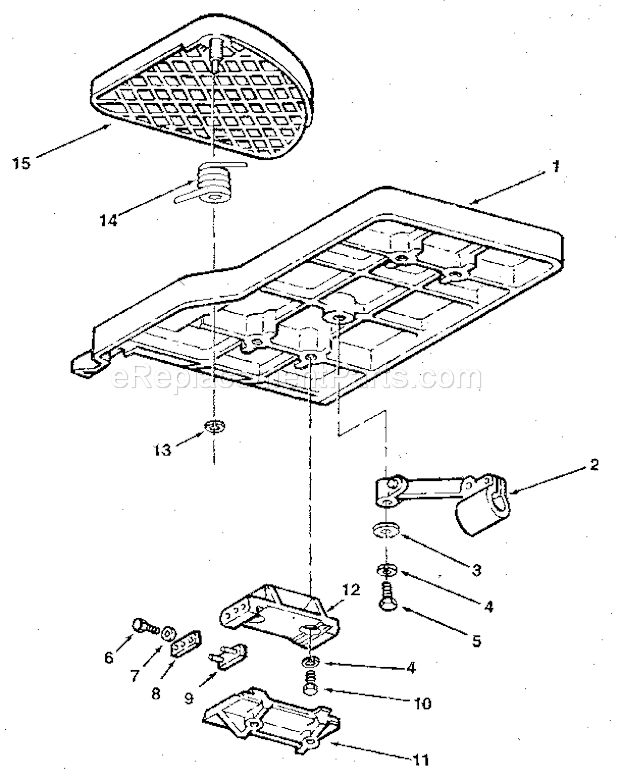 Figure 3 - Table Assembly Diagram and Parts List for 113232200  Craftsman Planer Jointer