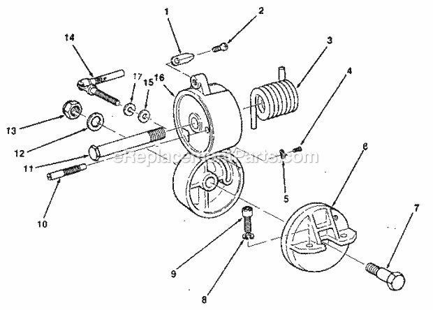 Figure 3-Pivot Assembly Diagram and Parts List for 113234610  Craftsman Miter Saw