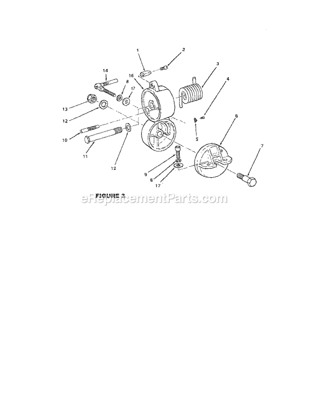 Pivot Assembly Diagram and Parts List for 113234613  Craftsman Miter Saw