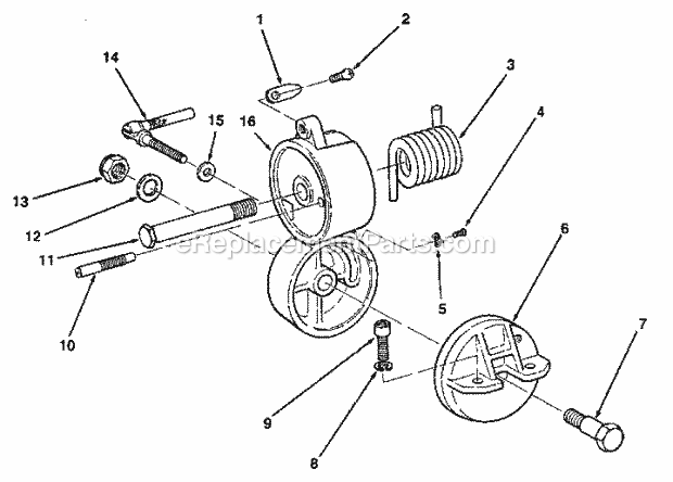 Page C Diagram and Parts List for 113234620  Craftsman Miter Saw