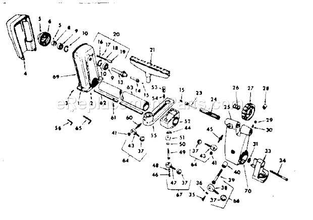 Page A Diagram and Parts List for 11323881  Craftsman Lathe