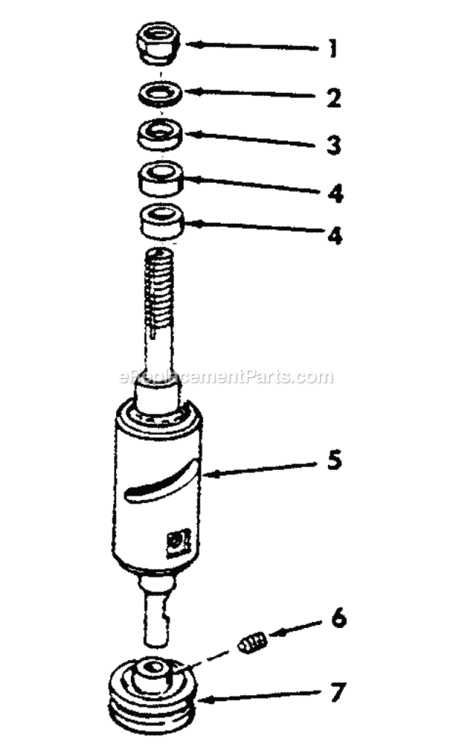 Page E Diagram and Parts List for 113239392  Craftsman Planer Jointer