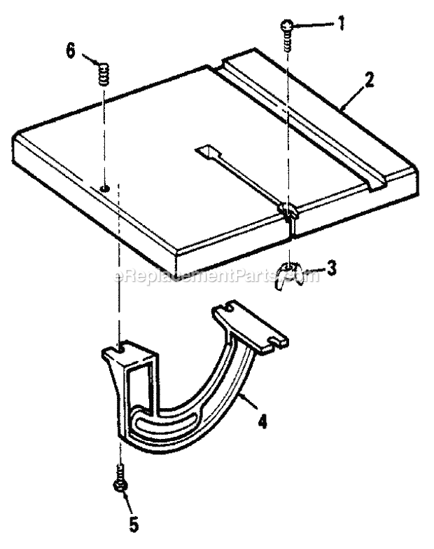Page B Diagram and Parts List for 113244501  Craftsman Band Saw