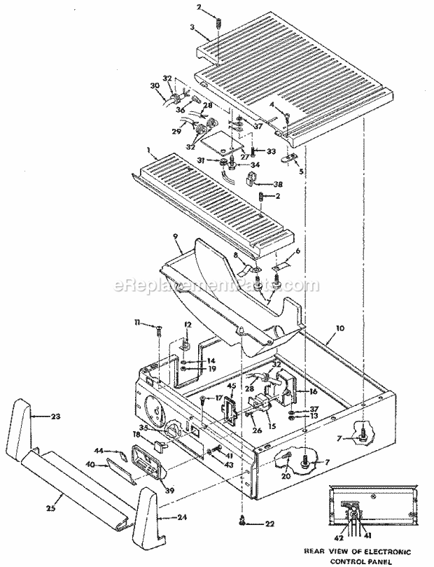 Page B Diagram and Parts List for 113247440  Craftsman Band Saw