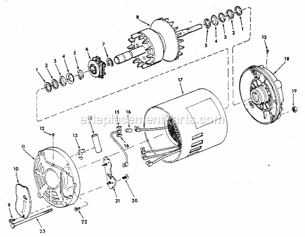 Page E Diagram and Parts List for 113247440  Craftsman Band Saw