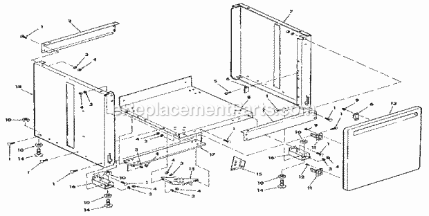 Page D Diagram and Parts List for 113248210  Craftsman Band Saw