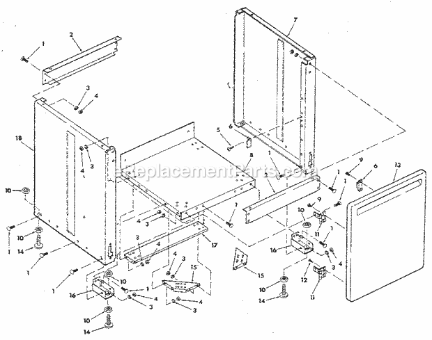 Page D Diagram and Parts List for 113248510  Craftsman Band Saw