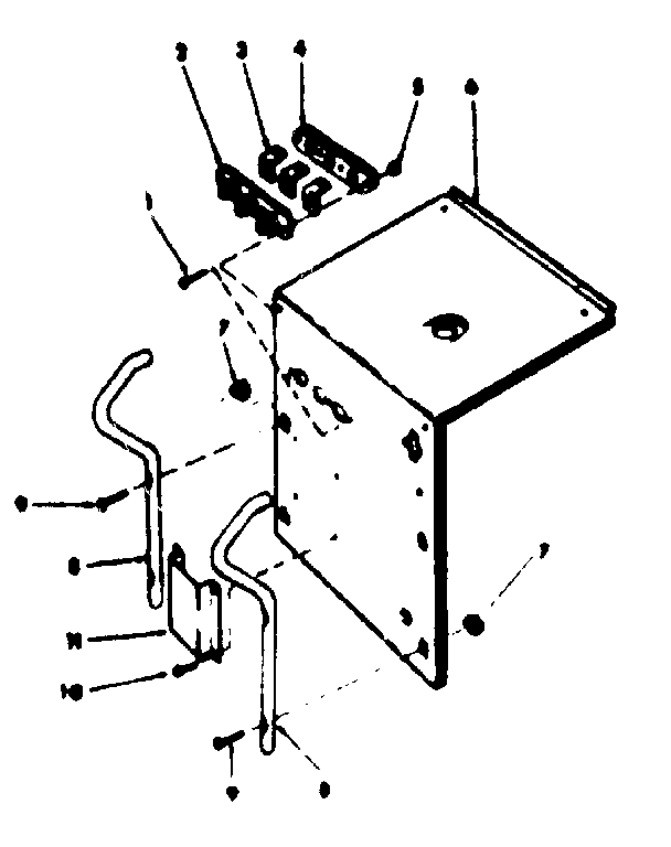 Handle Assembly Diagram and Parts List for 113201531  Craftsman Welder