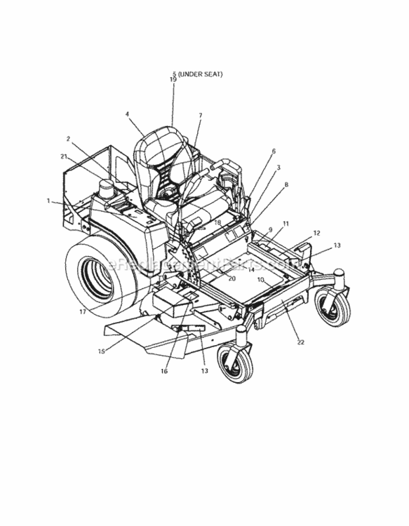 Page O Diagram and Parts List for 12728876  Craftsman Lawn Tractor