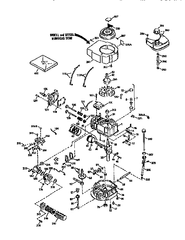 Engine (71/143) 143.953824 Diagram and Parts List for 143953824  Craftsman Engine