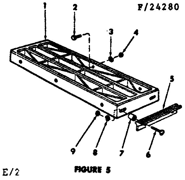 Table Extension Diagram and Parts List for 11324280  Craftsman Scroll Saw
