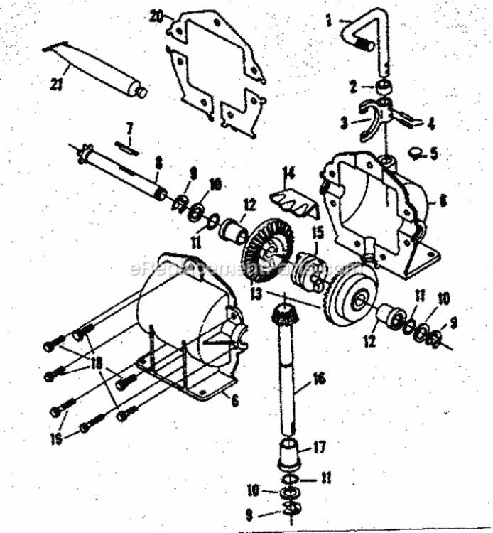 Page B Diagram and Parts List for 1318151  Craftsman Lawn Tractor