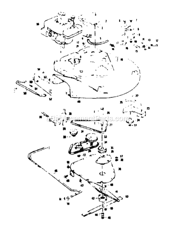 Page B Diagram and Parts List for 1318282  Craftsman Lawn Tractor