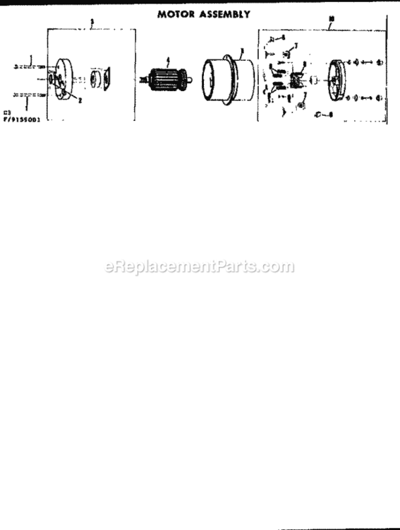 Page C Diagram and Parts List for 131915901  Craftsman Lawn Mower