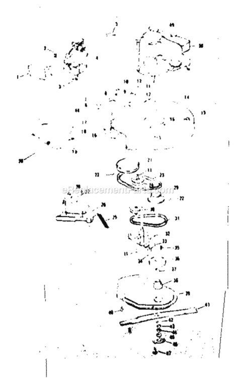 Page B Diagram and Parts List for 13196210  Craftsman Lawn Tractor
