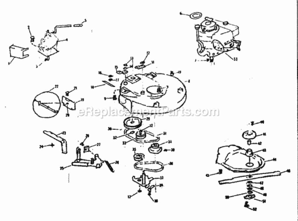 Page B Diagram and Parts List for 13196230  Craftsman Lawn Tractor