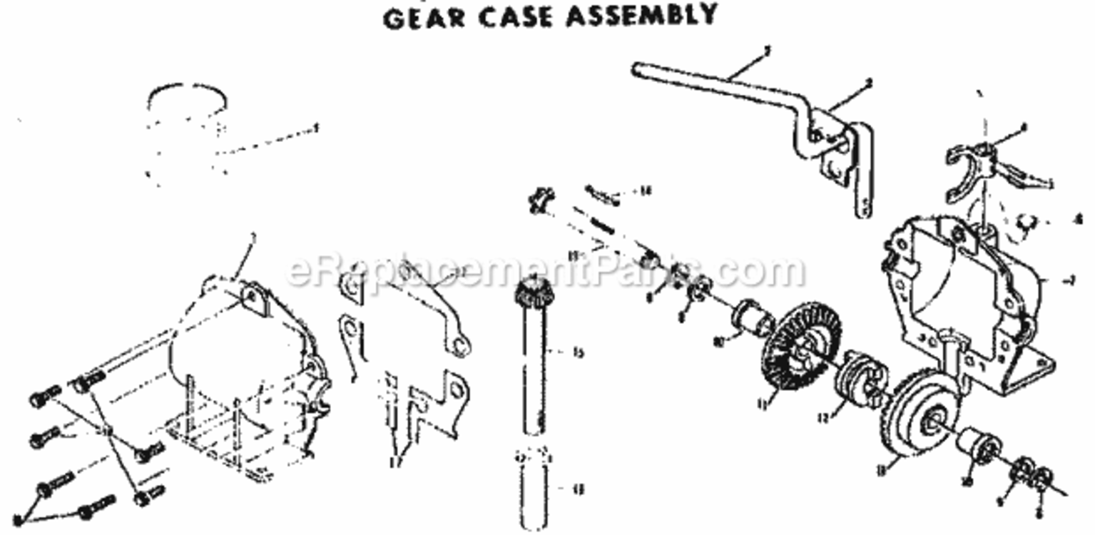 Page C Diagram and Parts List for 13196230  Craftsman Lawn Tractor