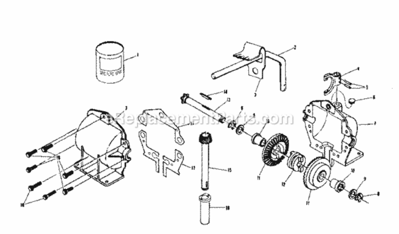 Page D Diagram and Parts List for 13196281  Craftsman Lawn Tractor