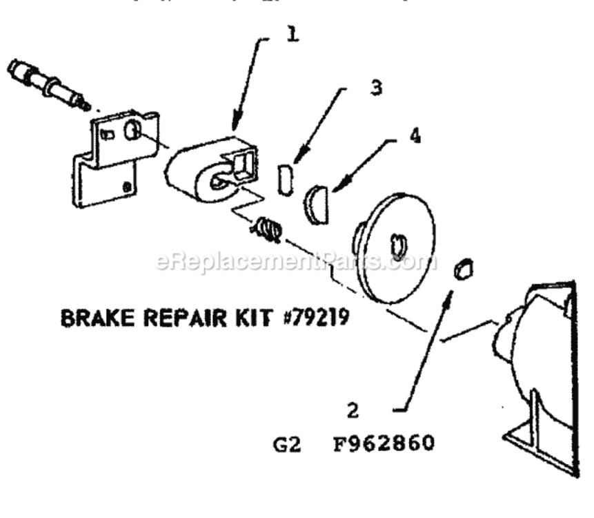 Page F Diagram and Parts List for 131962860  Craftsman Lawn Tractor