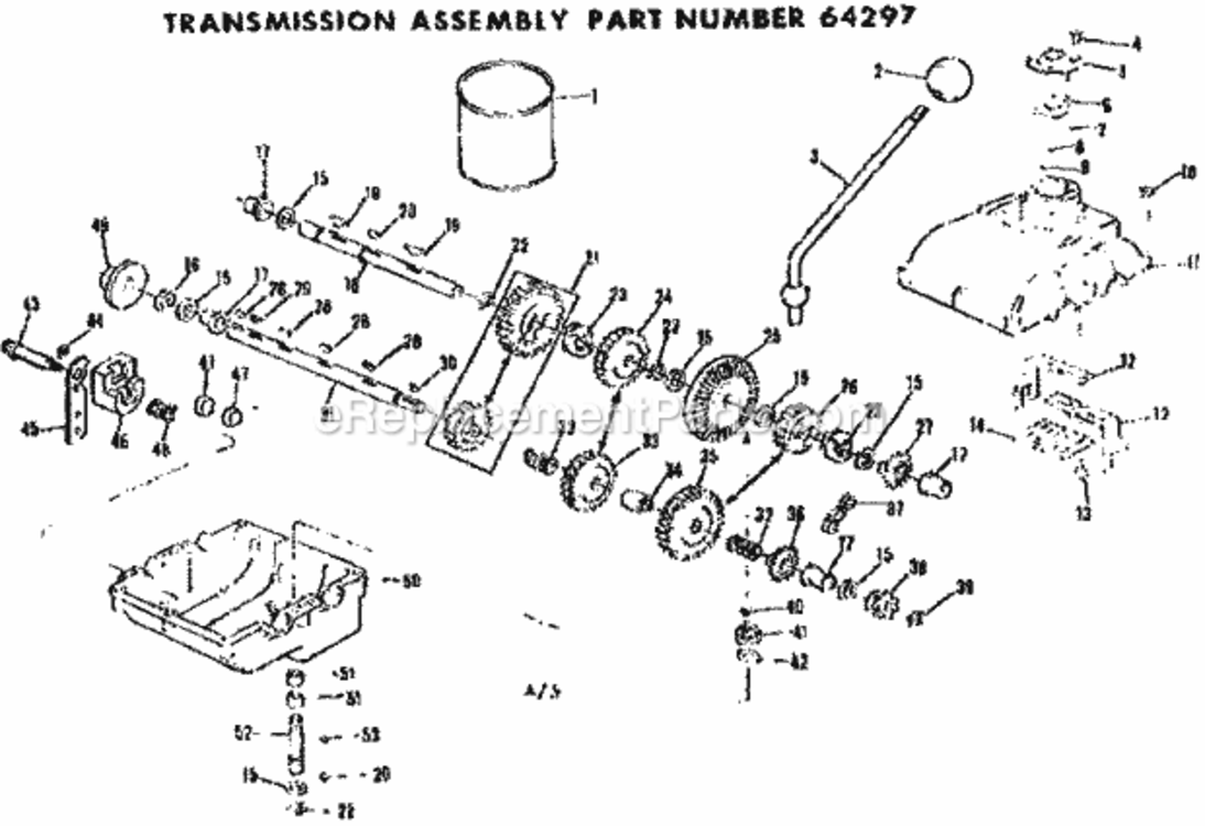 Page D Diagram and Parts List for 13196315  Craftsman Lawn Tractor