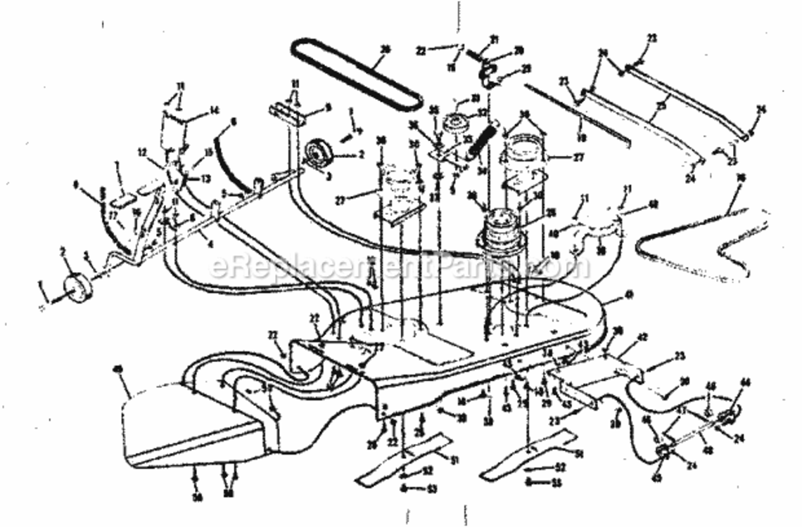 Page C Diagram and Parts List for 131963263  Craftsman Lawn Tractor