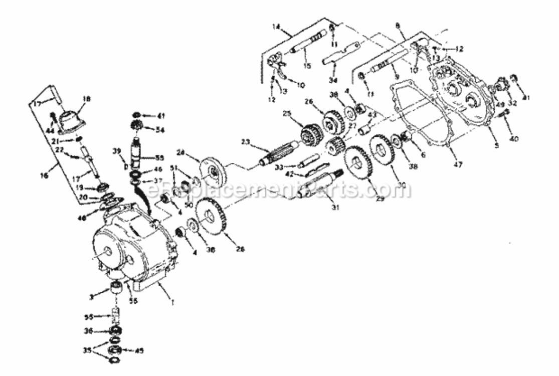 Page D Diagram and Parts List for 13196351  Craftsman Lawn Tractor