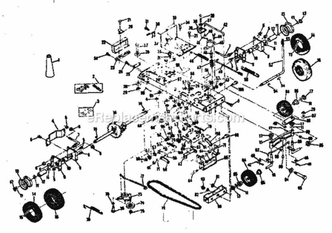 Page A Diagram and Parts List for 13196361  Craftsman Lawn Tractor