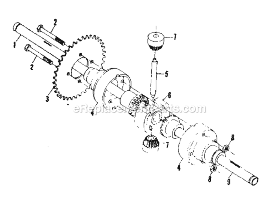 Page B Diagram and Parts List for 13196410  Craftsman Lawn Tractor
