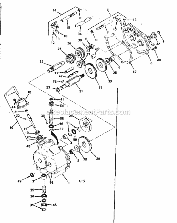 Page D Diagram and Parts List for 13196410  Craftsman Lawn Tractor