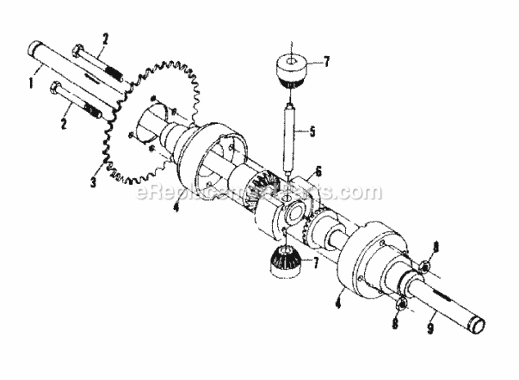 Page C Diagram and Parts List for 13196451  Craftsman Lawn Tractor