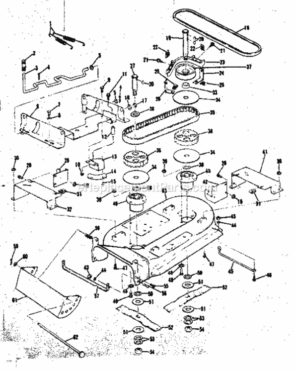 Page C Diagram and Parts List for 13196512  Craftsman Lawn Tractor