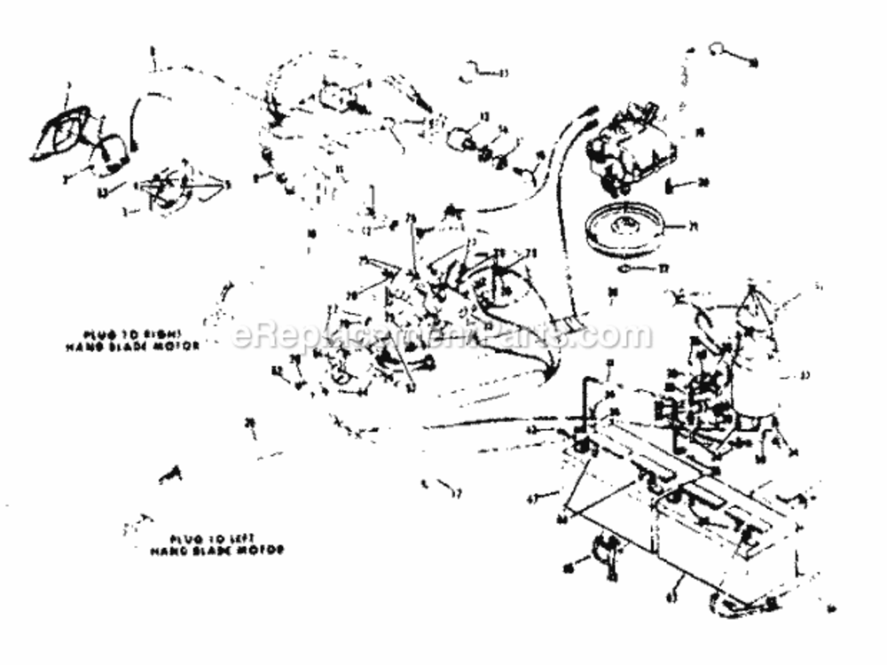 Page E Diagram and Parts List for 13196860  Craftsman Lawn Tractor