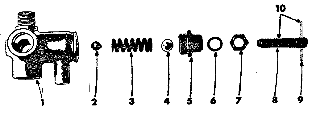 Bypass Valve 5143066 Diagram and Parts List for 471461510  Craftsman Pressure Washer