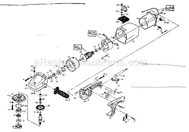 Unit Parts Diagram and Parts List for 135277400  Craftsman Sander Polisher