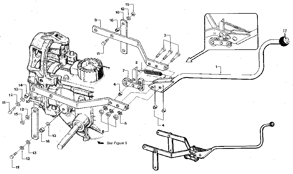 Yoke and roller assembly Diagram and Parts List for 98729909  Craftsman Tiller
