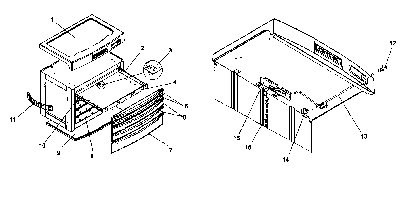 Toolbox Diagram and Parts List for 706954660  Craftsman Tool Stand & Cart