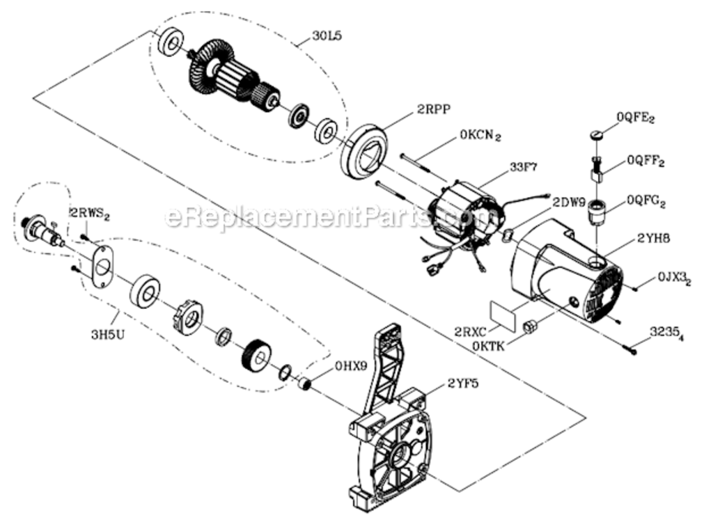 Page C Diagram and Parts List for 137415030  Craftsman Table Saw