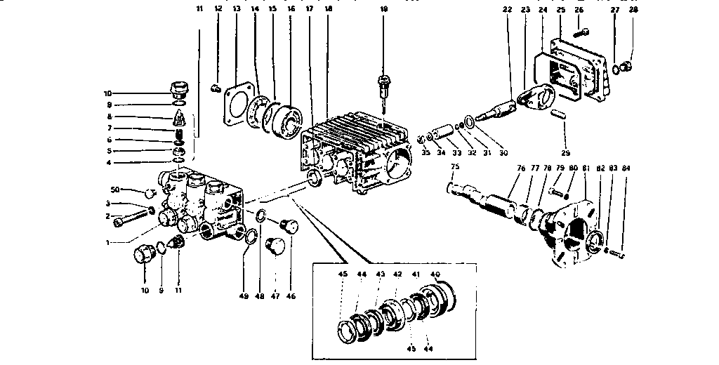 Pump Diagram and Parts List for 74280  Craftsman Pressure Washer