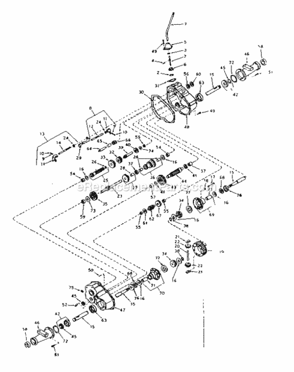 Page F Diagram and Parts List for 1432336  Craftsman Lawn Tractor