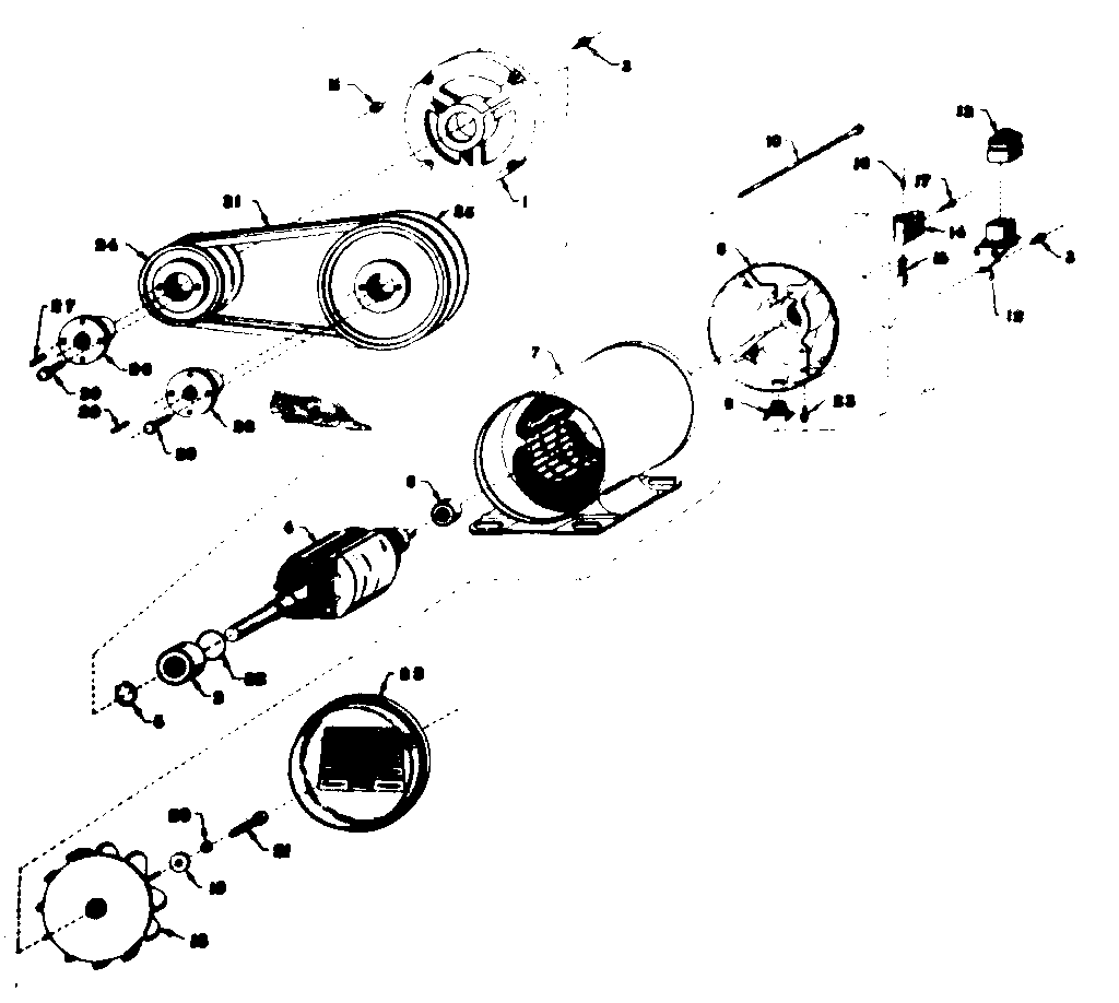 Stator Assembly Diagram and Parts List for 58031266  Craftsman Engine