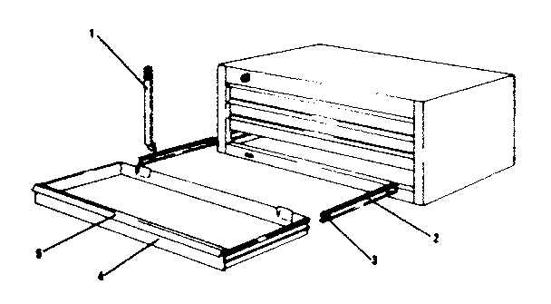 Unit Parts Diagram and Parts List for 706654140  Craftsman Tool Stand & Cart