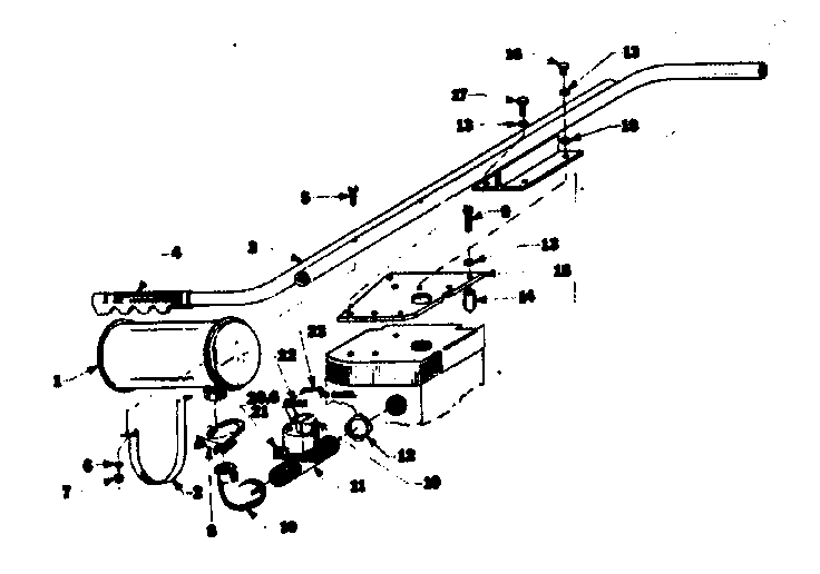 Muffler Assembly Diagram and Parts List for 5803183-7  Craftsman Engine