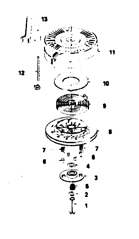 Rewind Starter No. 590621 Diagram and Parts List for 143384252  Craftsman Engine