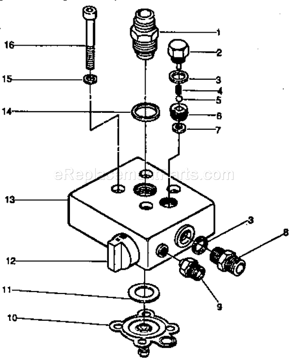 Page C Diagram and Parts List for 15551  Craftsman Paint Sprayer