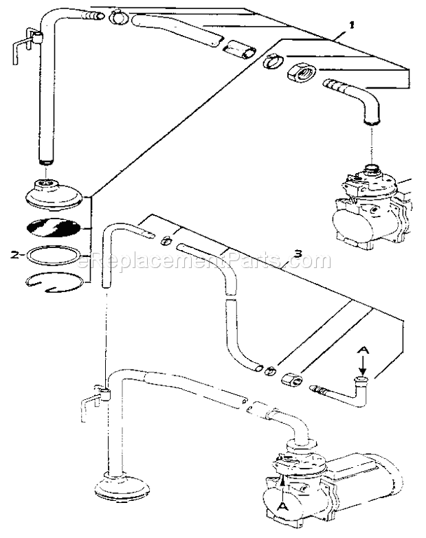 Page B Diagram and Parts List for 15586  Craftsman Paint Sprayer