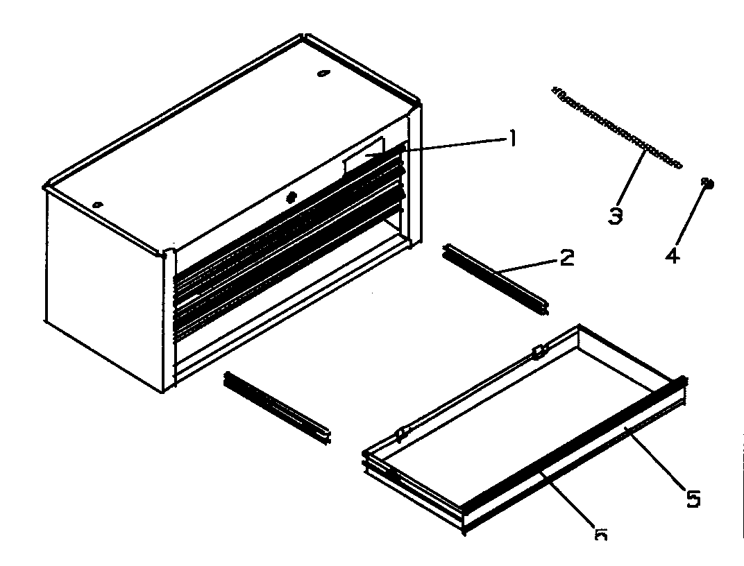 Tool Box Diagram and Parts List for 706599252  Craftsman Tool Stand & Cart