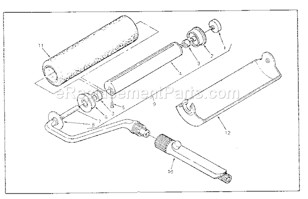 Page A Diagram and Parts List for 165155402  Craftsman Paint Sprayer