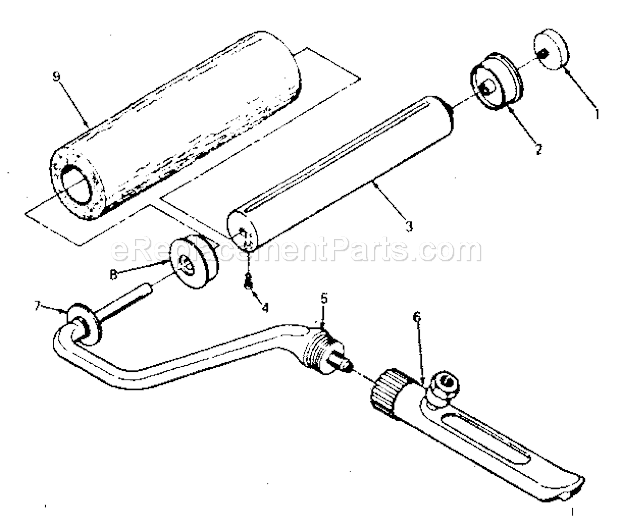 Page C Diagram and Parts List for 165155450  Craftsman Paint Sprayer